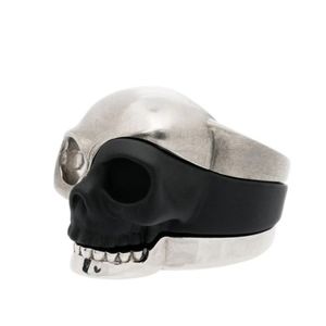 Alexander McQueen 3 Piece Stacked Skull Ring